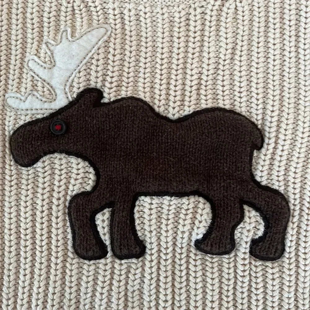 2/$22 Toddler Moose Sweater